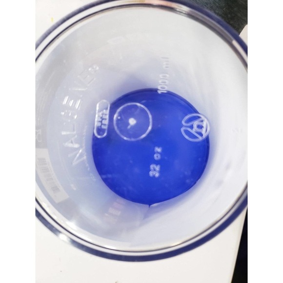 Nalgene Storage Containers 32 Oz Blue Wide Mount Outdoor Durable Tough Versatile - Picture 4 of 5